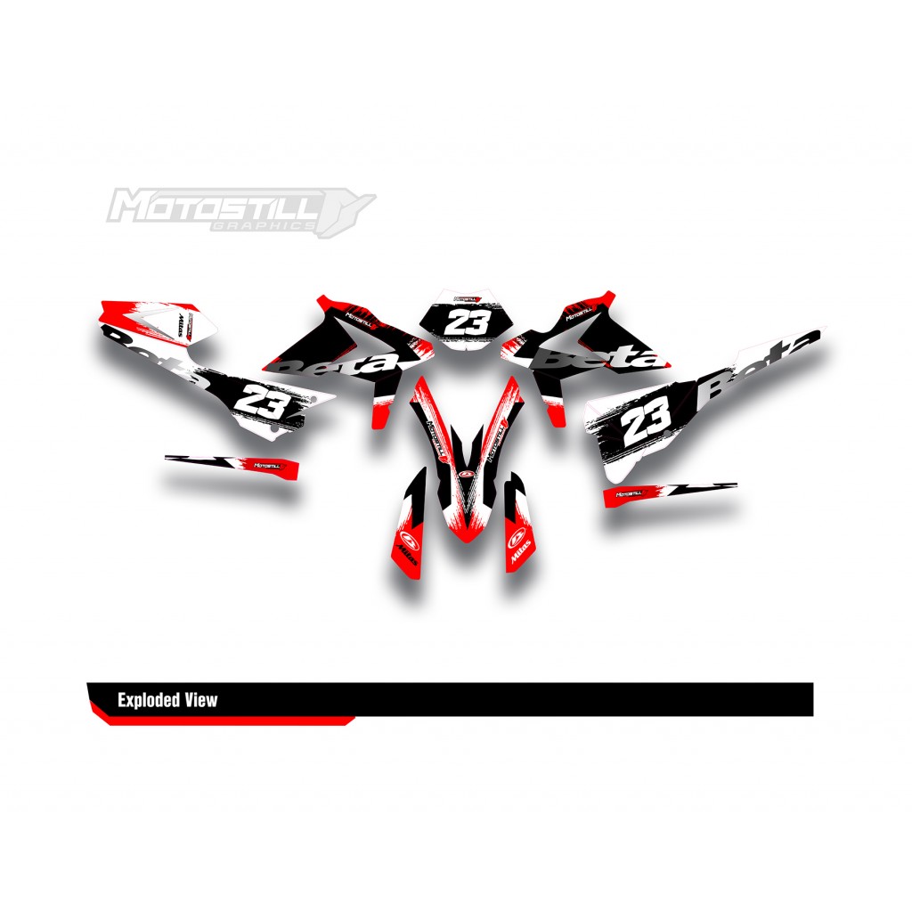 BETA RR GRAPHIC SET - DECAL KIT