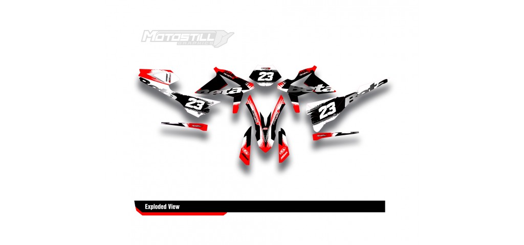 BETA RR GRAPHIC SET - DECAL KIT