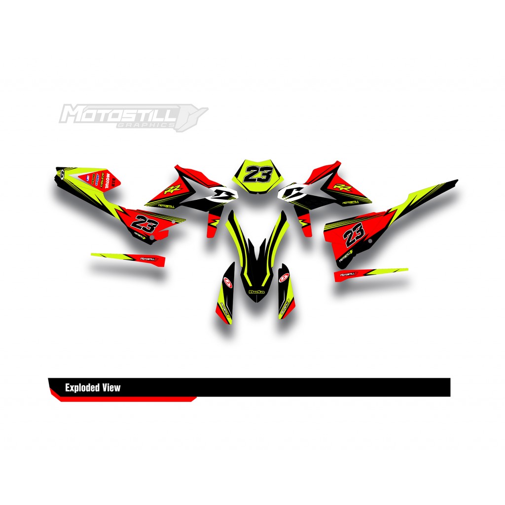BETA RR GRAPHIC SET - DECAL KIT