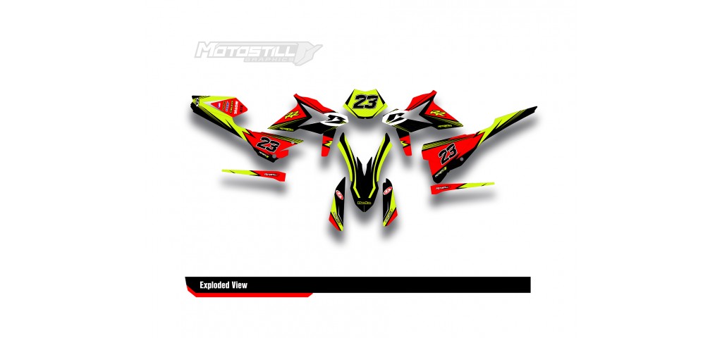 BETA RR GRAPHIC SET - DECAL KIT