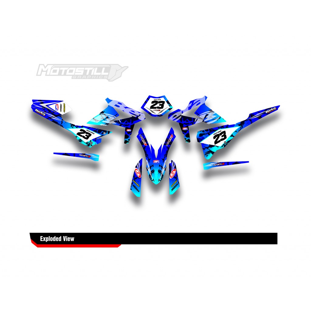 BETA RR GRAPHIC SET - DECAL KIT