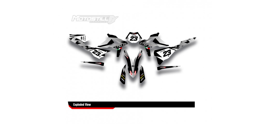 BETA RR GRAPHIC SET - DECAL KIT