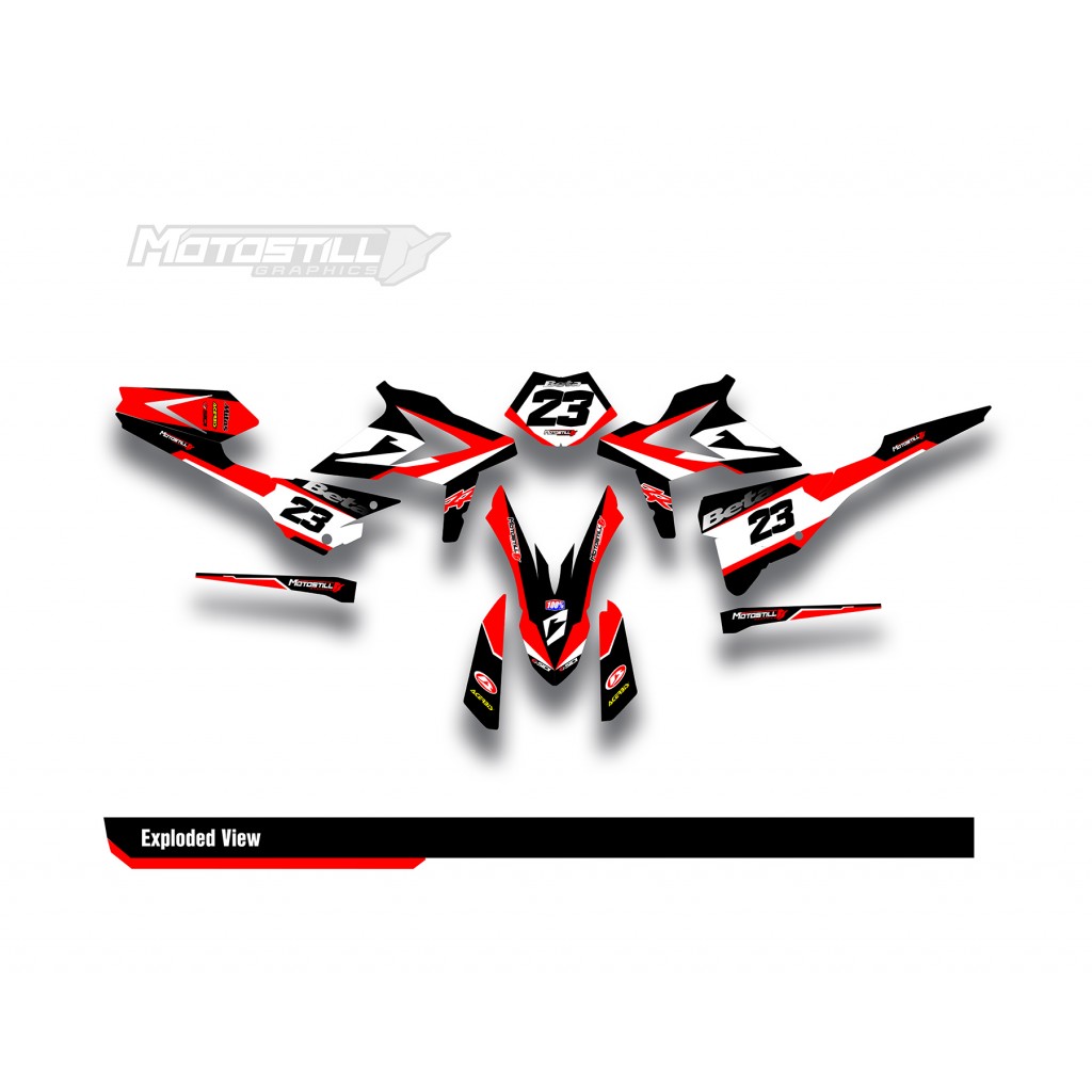 BETA RR GRAPHIC SET - DECAL KIT