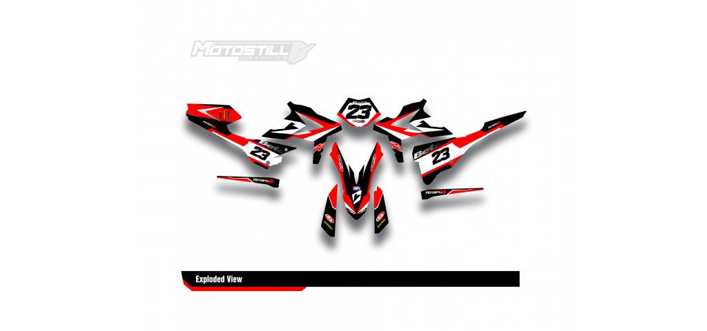 BETA RR GRAPHIC SET - DECAL KIT
