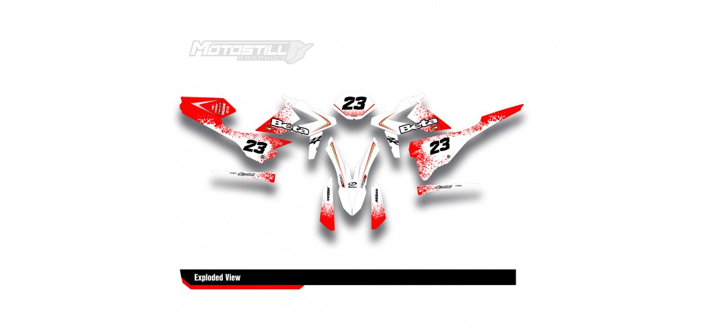 BETA RR GRAPHIC SET - DECAL KIT