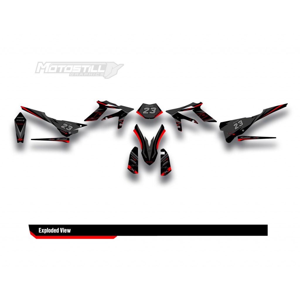 BETA X-TRAINER 2015-2019 GRAPHIC SET DECAL KIT