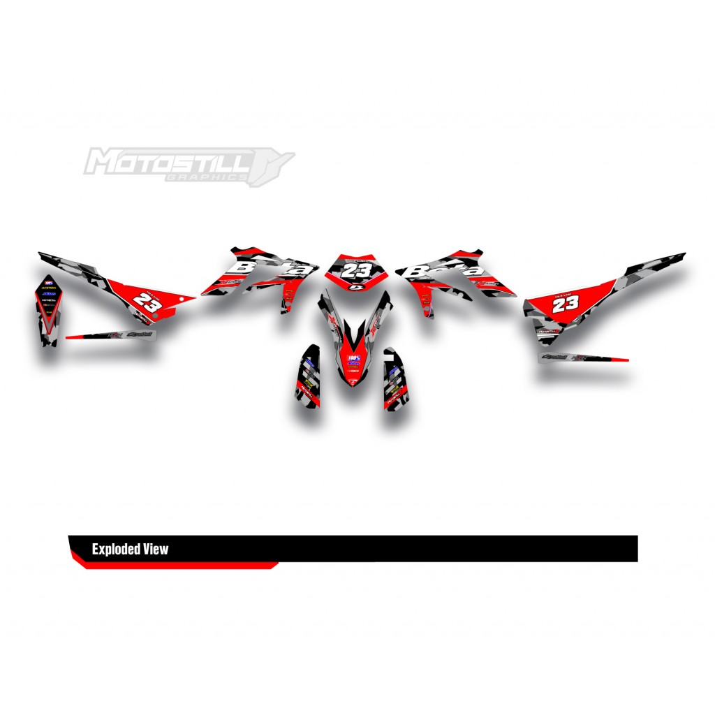 BETA X-TRAINER 2015-2019 GRAPHIC SET DECAL KIT