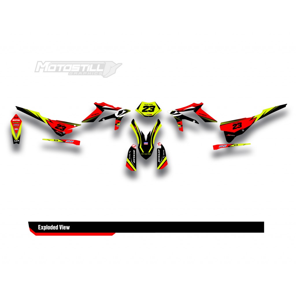 BETA X-TRAINER 2015-2019 GRAPHIC SET DECAL KIT