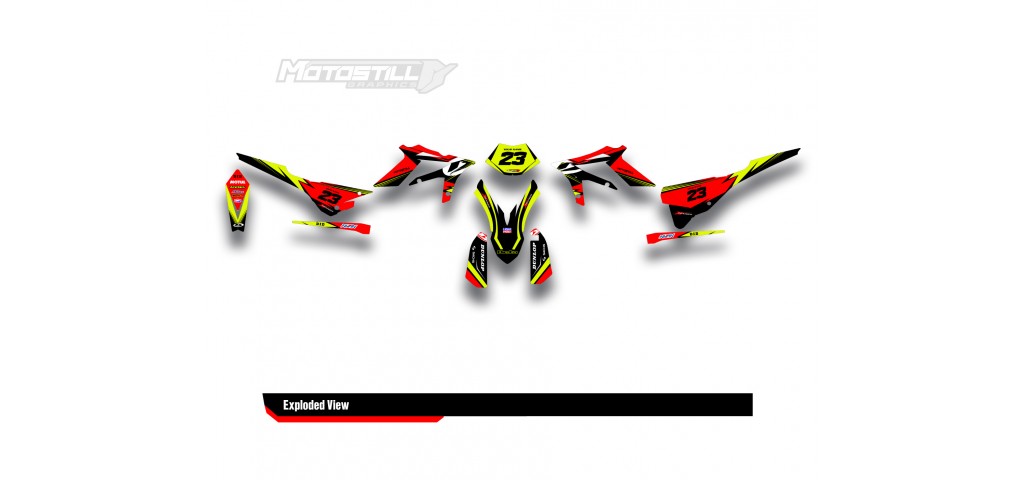 BETA X-TRAINER 2015-2019 GRAPHIC SET DECAL KIT