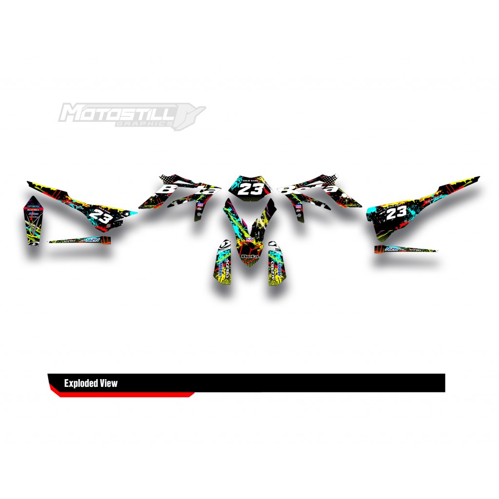 BETA X-TRAINER 2015-2019 GRAPHIC SET DECAL KIT