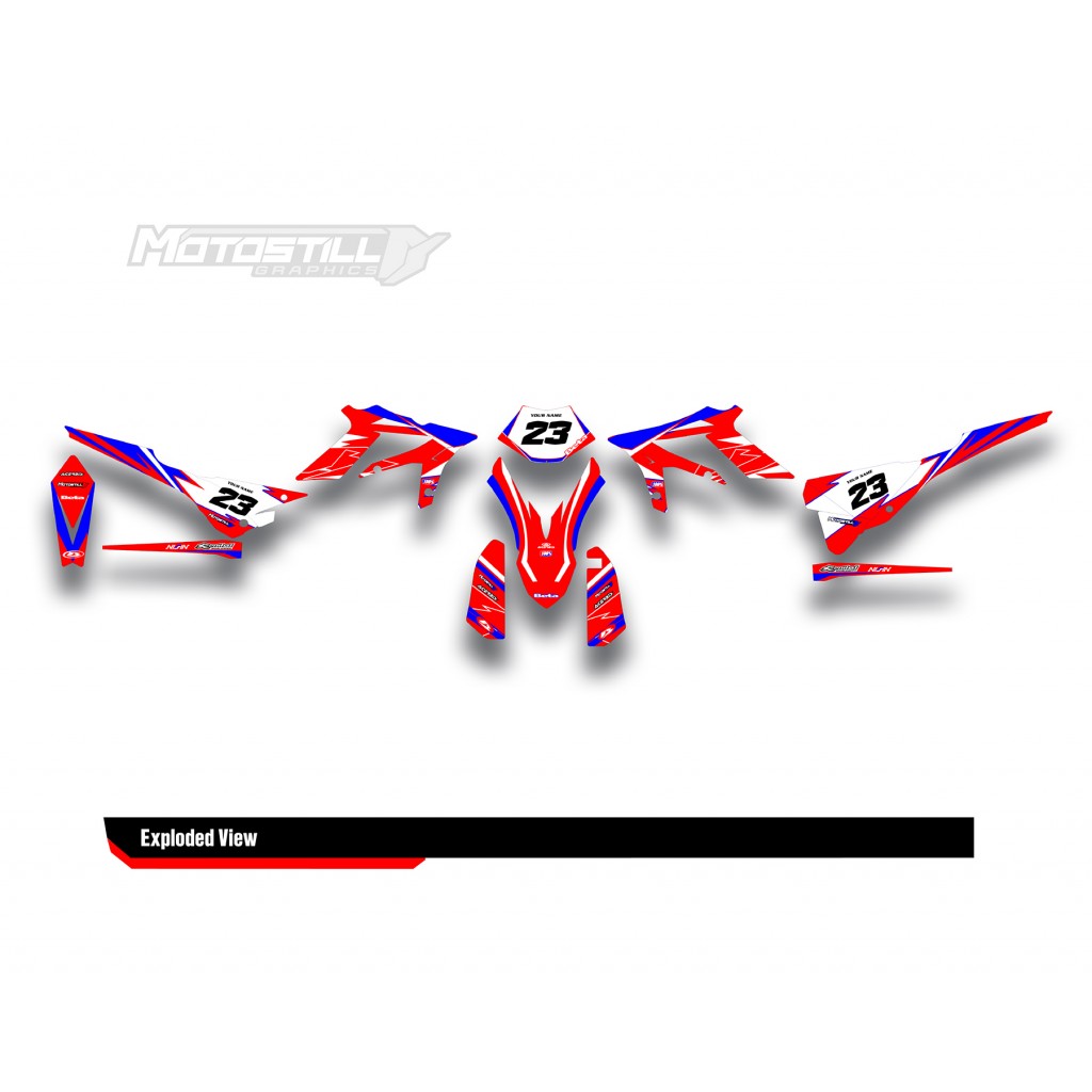BETA X-TRAINER 2015-2019 GRAPHIC SET DECAL KIT