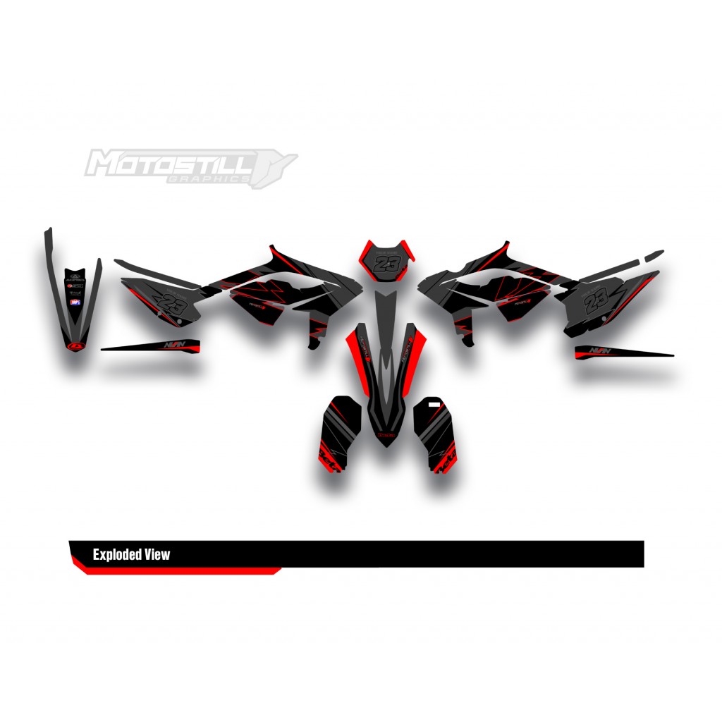 BETA RR GRAPHIC SET - DECAL KIT