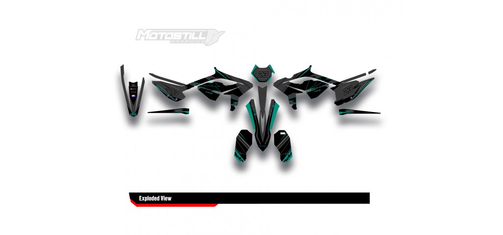 BETA RR GRAPHIC SET - DECAL KIT
