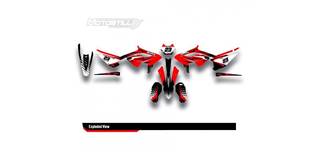 BETA RR GRAPHIC SET - DECAL KIT