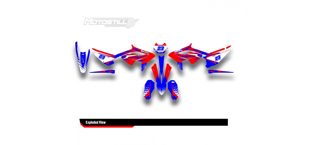 BETA RR GRAPHIC SET - DECAL KIT