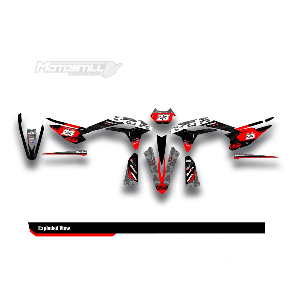 BETA X-TRAINER GRAPHIC SET DECAL KIT