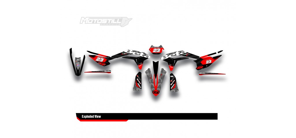 BETA X-TRAINER GRAPHIC SET DECAL KIT
