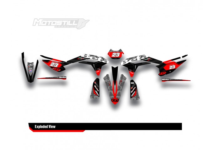 BETA X-TRAINER GRAPHIC SET DECAL KIT