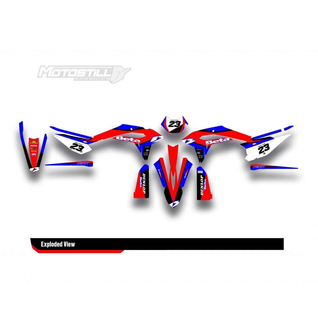 BETA X-TRAINER GRAPHIC SET DECAL KIT