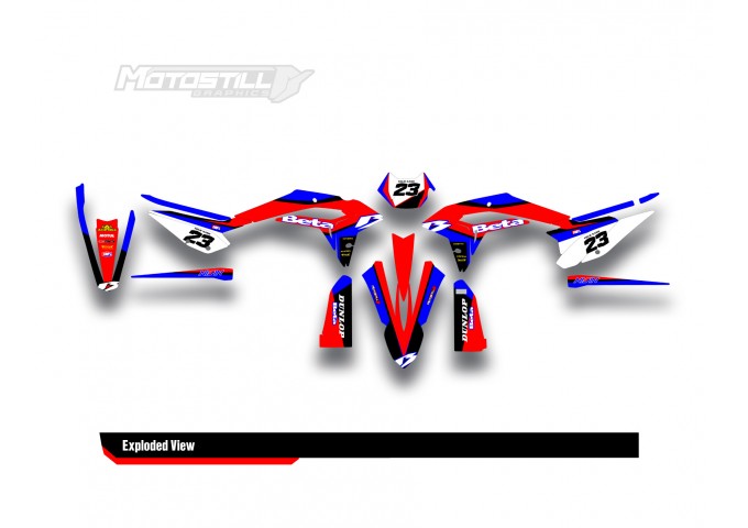 BETA X-TRAINER GRAPHIC SET DECAL KIT