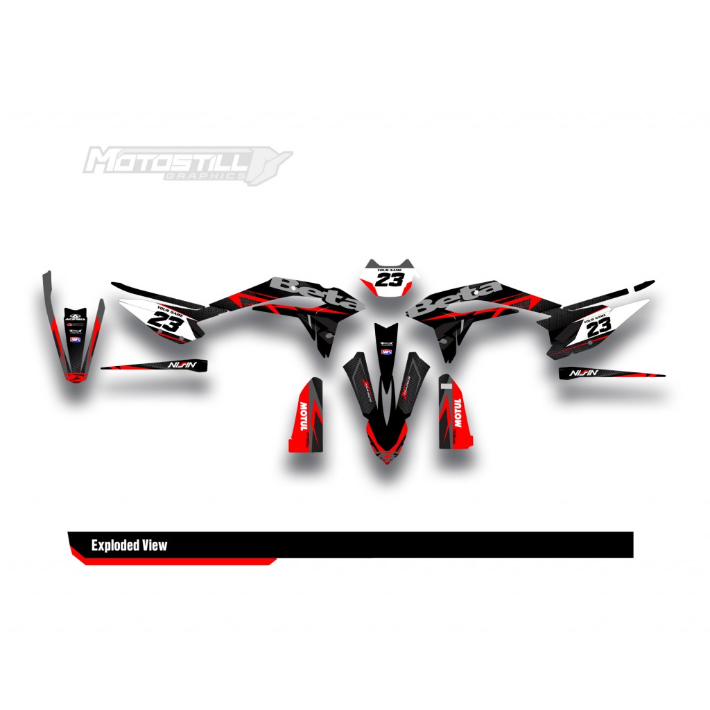 BETA X-TRAINER GRAPHIC SET DECAL KIT