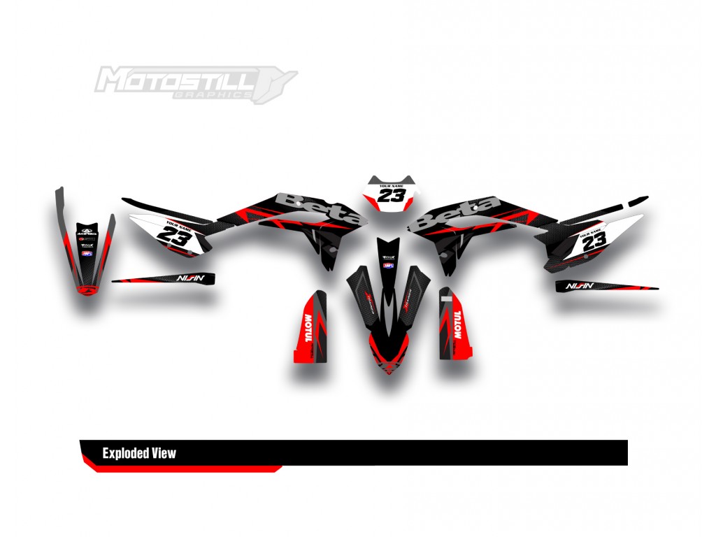 BETA X-TRAINER 2023 GRAPHIC STICKER SET DECAL KIT