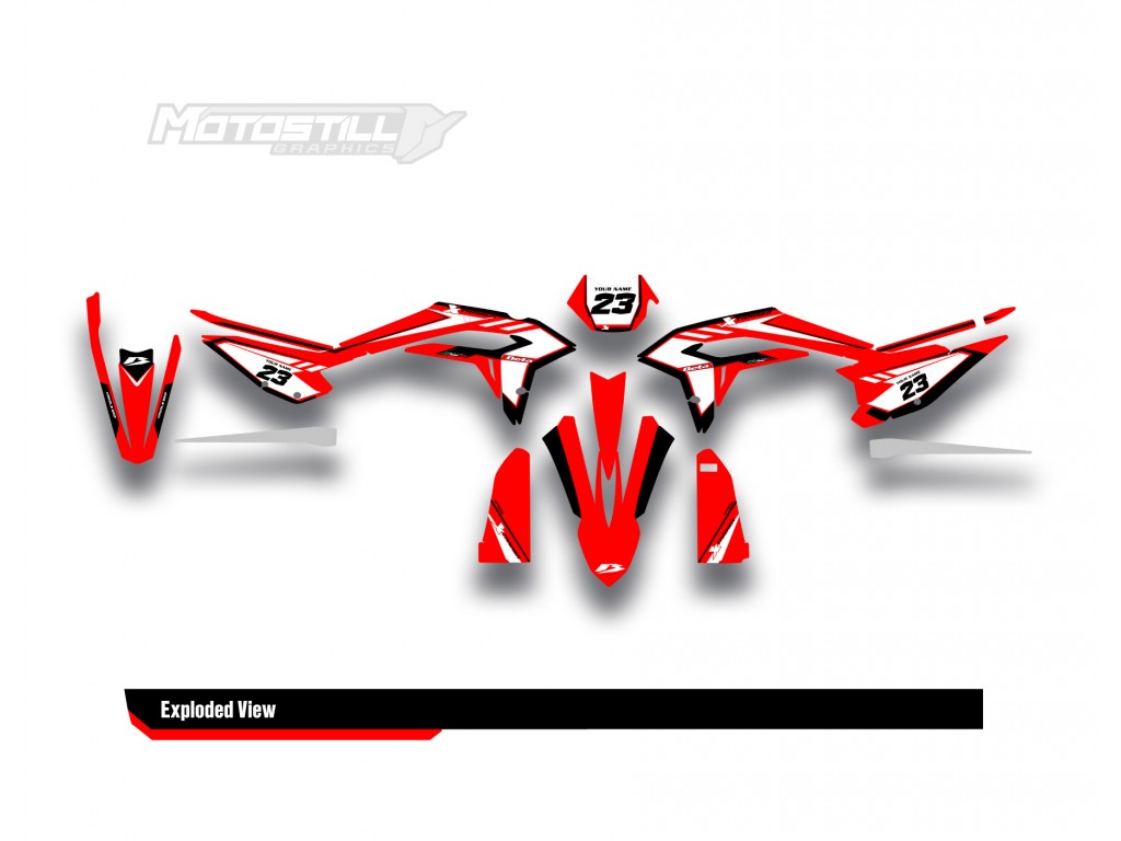 BETA X-TRAINER 2023 GRAPHIC STICKER SET DECAL KIT