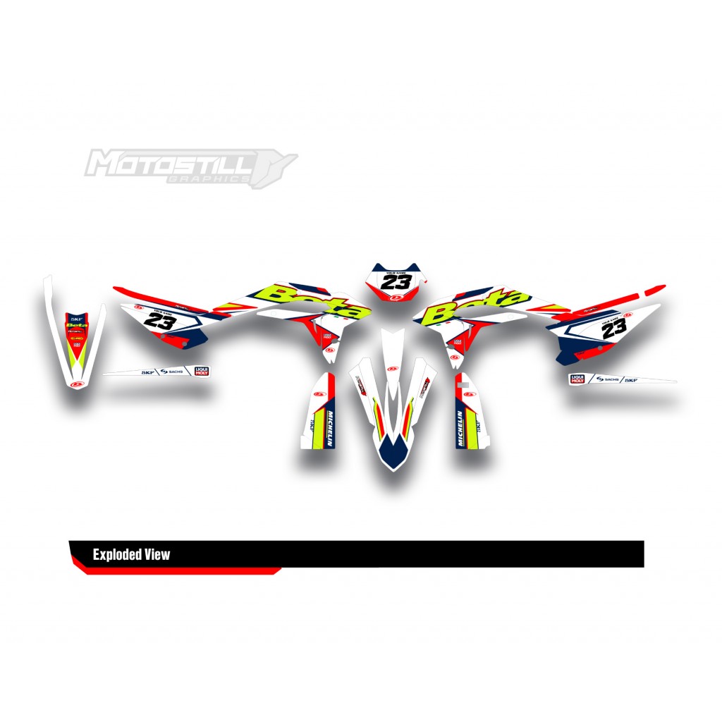 BETA X-TRAINER GRAPHIC SET DECAL KIT