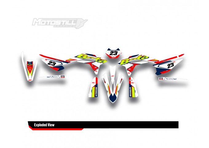 BETA X-TRAINER GRAPHIC SET DECAL KIT