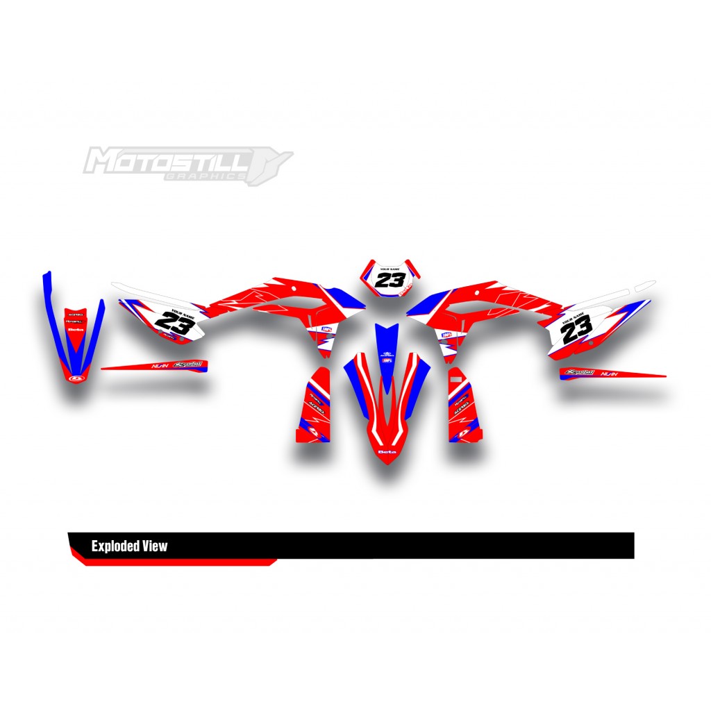 BETA X-TRAINER GRAPHIC SET DECAL KIT