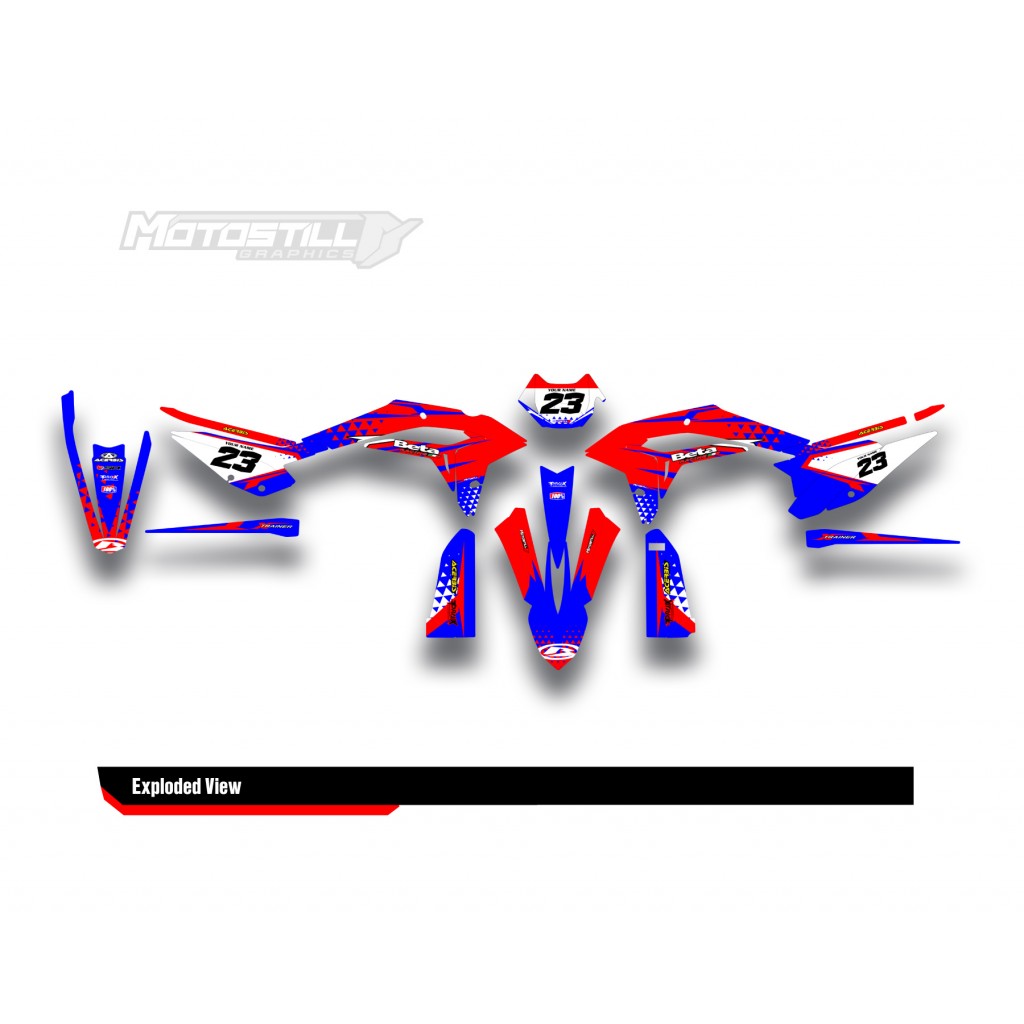 BETA X-TRAINER GRAPHIC SET DECAL KIT