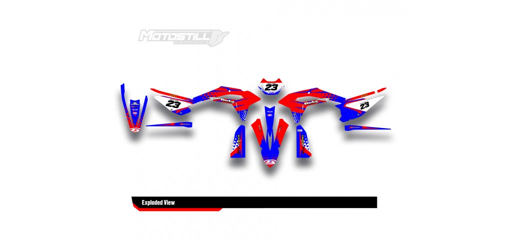 BETA X-TRAINER GRAPHIC SET DECAL KIT
