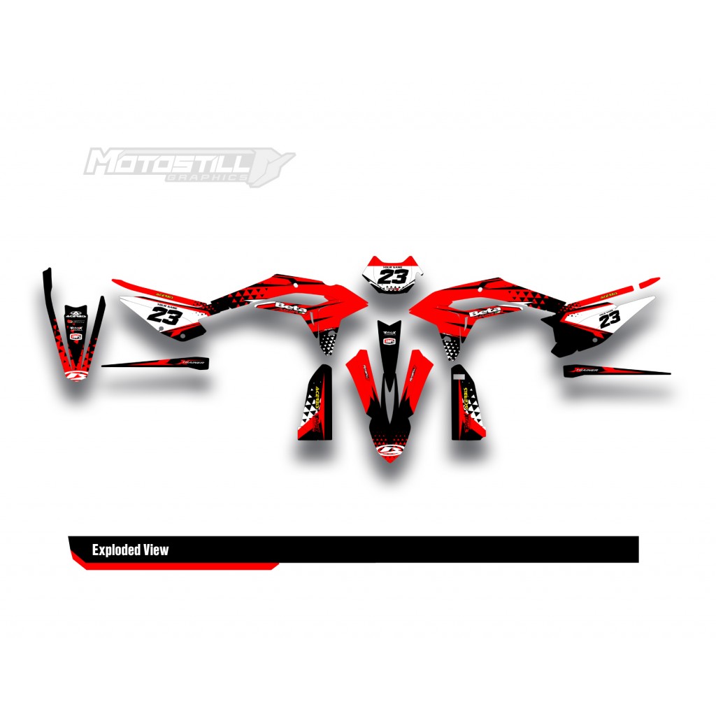 BETA X-TRAINER GRAPHIC SET DECAL KIT