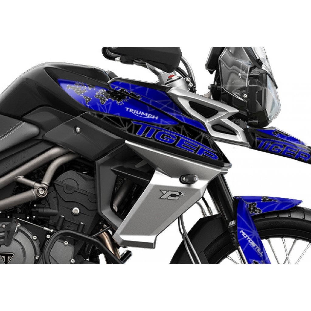 TRIUMPH TIGER 800 GRAPHIC SET - DECAL KIT TRIUMPH TIGER 800 GRAPHIC SET - DECAL KIT