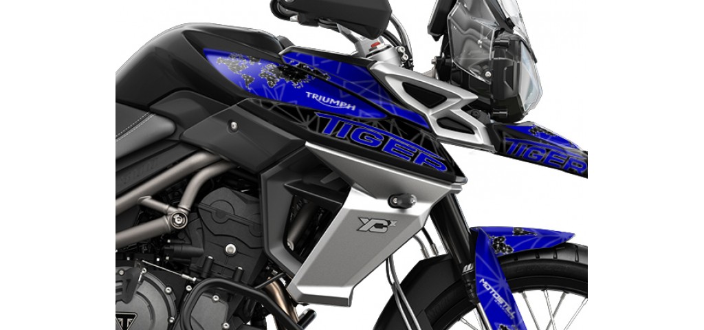 TRIUMPH TIGER 800 GRAPHIC SET - DECAL KIT TRIUMPH TIGER 800 GRAPHIC SET - DECAL KIT