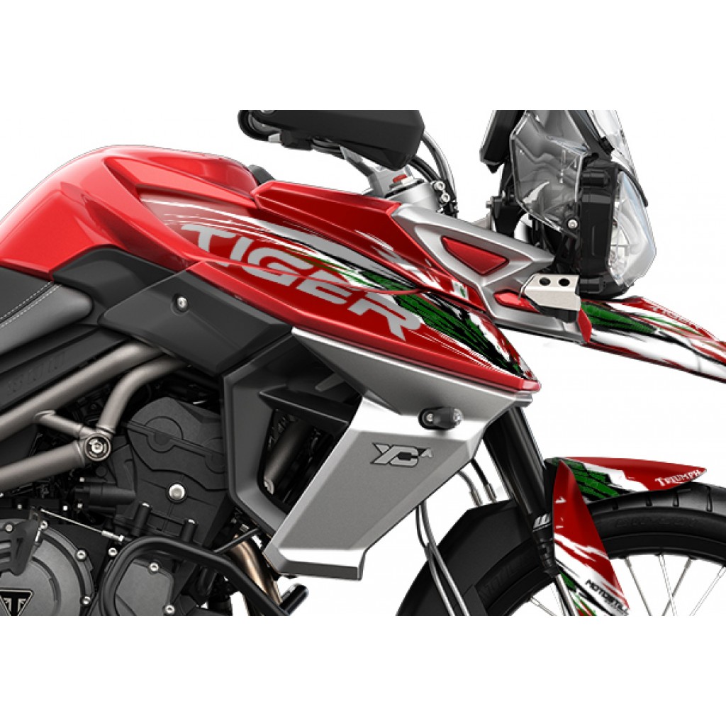 TRIUMPH TIGER 800 GRAPHIC SET - DECAL KIT TRIUMPH TIGER 800 GRAPHIC SET - DECAL KIT