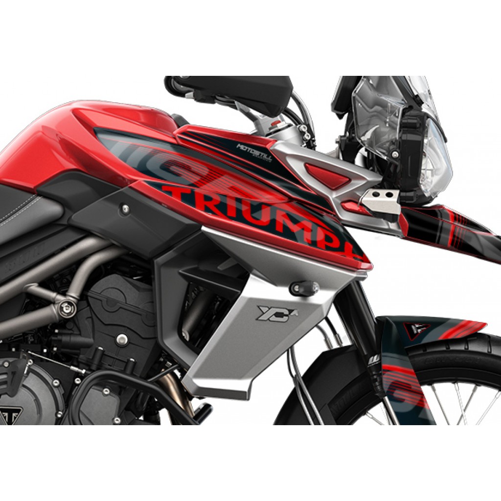 TRIUMPH TIGER 800 GRAPHIC SET - DECAL KIT TRIUMPH TIGER 800 GRAPHIC SET - DECAL KIT