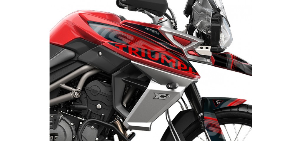 TRIUMPH TIGER 800 GRAPHIC SET - DECAL KIT TRIUMPH TIGER 800 GRAPHIC SET - DECAL KIT