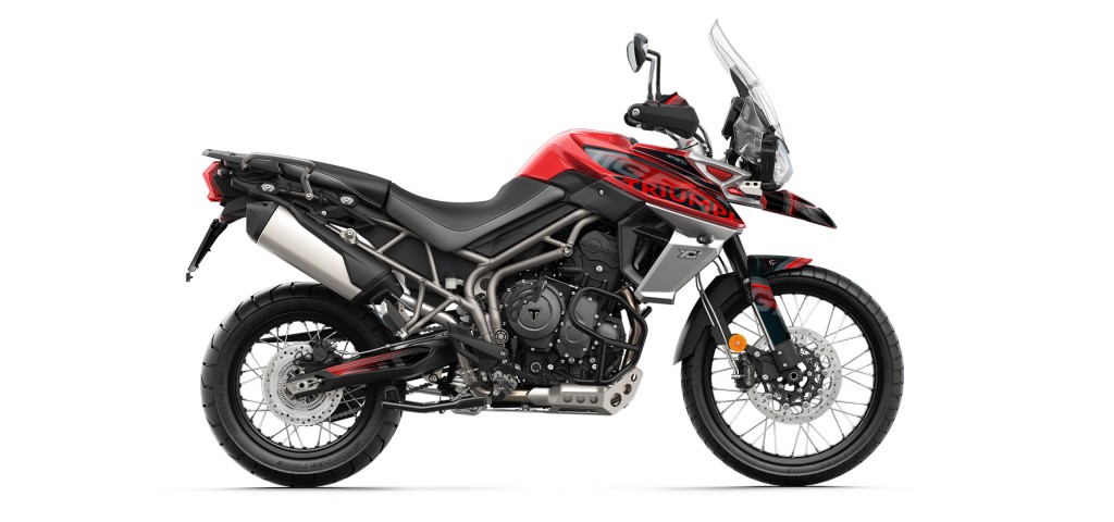 TRIUMPH TIGER 800 GRAPHIC STICKER SET DECAL KIT