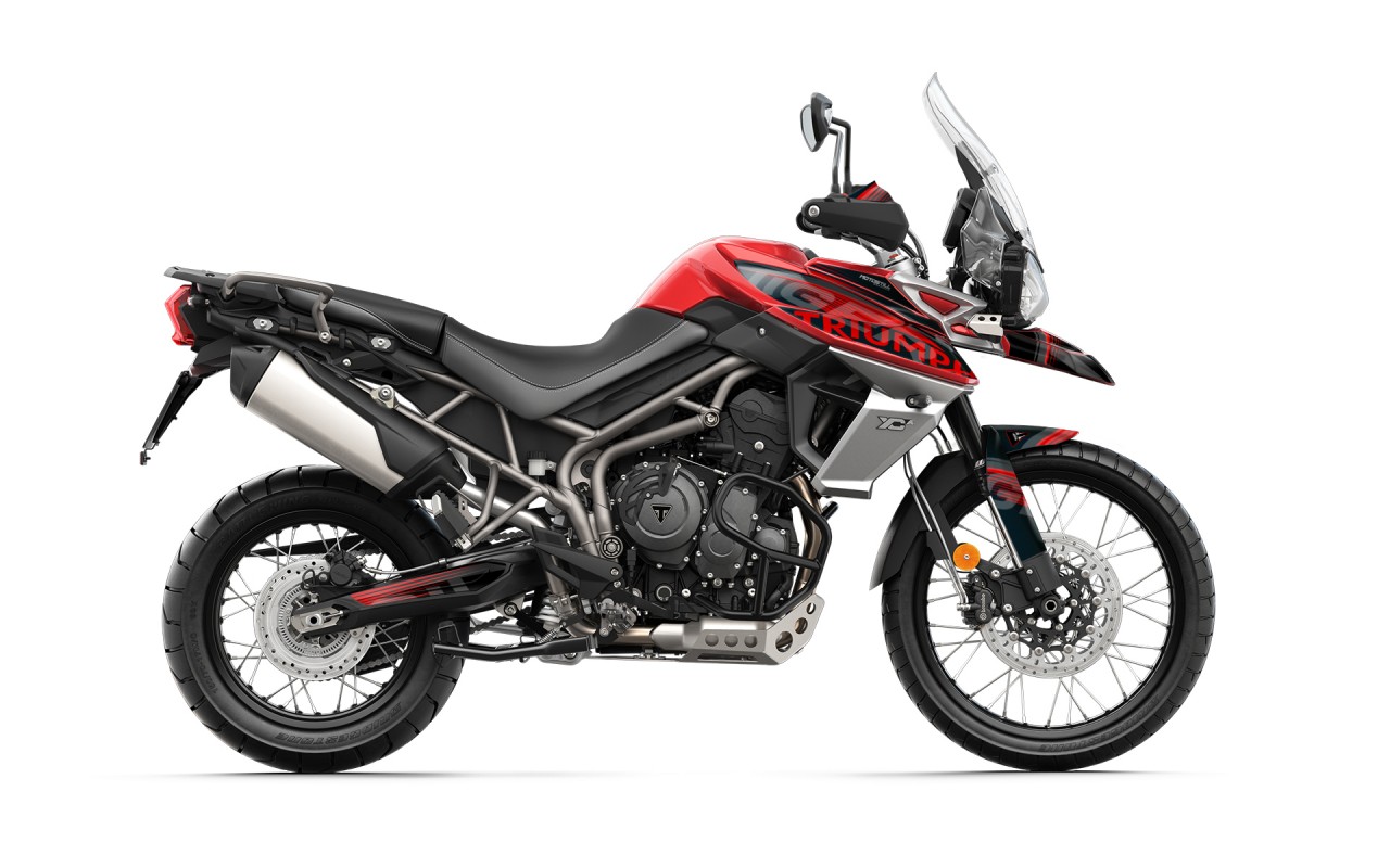 TRIUMPH TIGER 800 GRAPHIC STICKER SET DECAL KIT