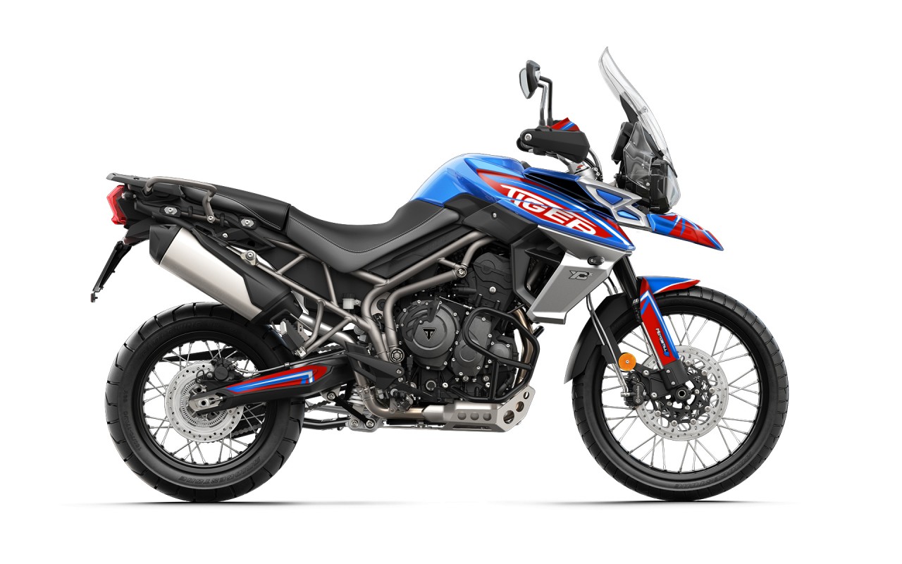 TRIUMPH TIGER 800 GRAPHIC STICKER SET DECAL KIT
