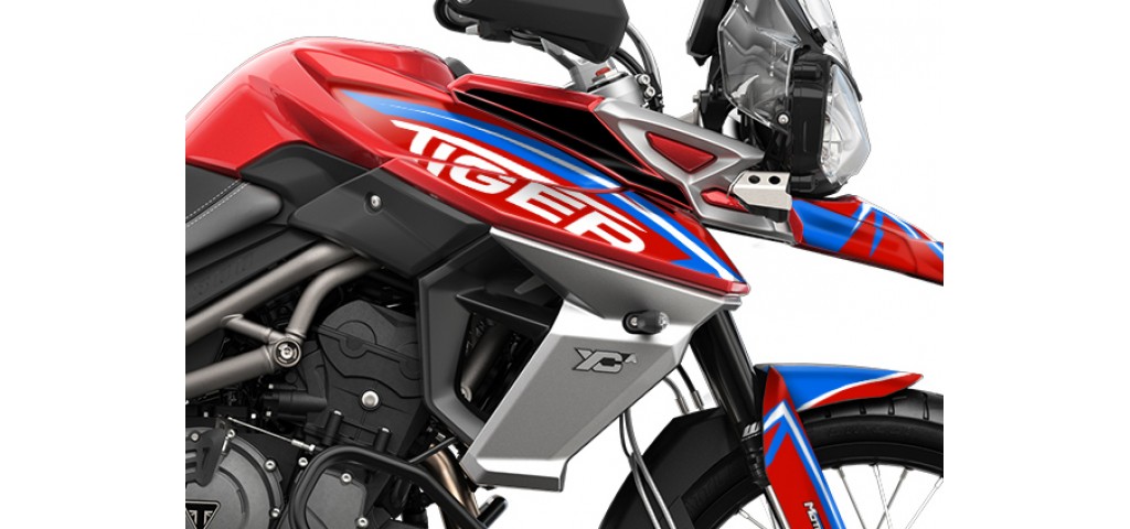 TRIUMPH TIGER 800 GRAPHIC SET - DECAL KIT TRIUMPH TIGER 800 GRAPHIC SET - DECAL KIT