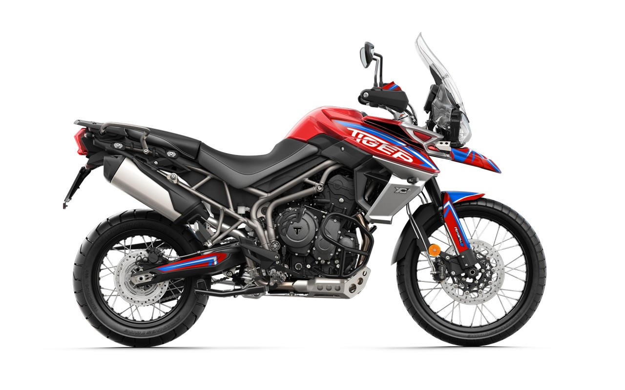 TRIUMPH TIGER 800 GRAPHIC STICKER SET DECAL KIT