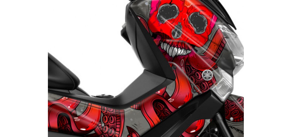 YAMAHA N-MAX GRAPHIC SET - DECAL KIT