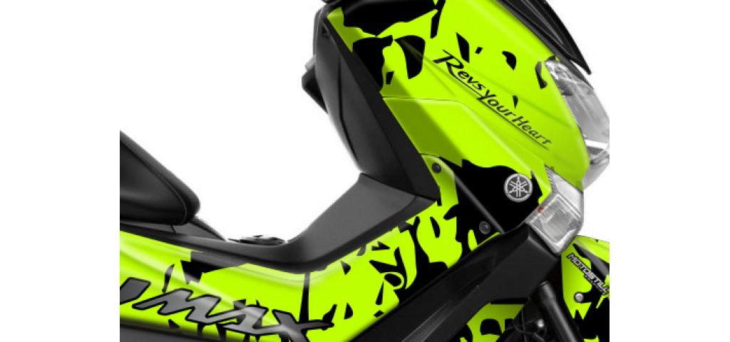 YAMAHA N-MAX GRAPHIC SET - DECAL KIT