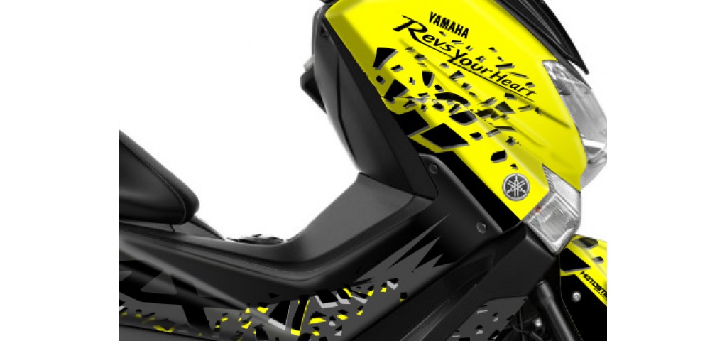 YAMAHA N-MAX GRAPHIC SET - DECAL KIT
