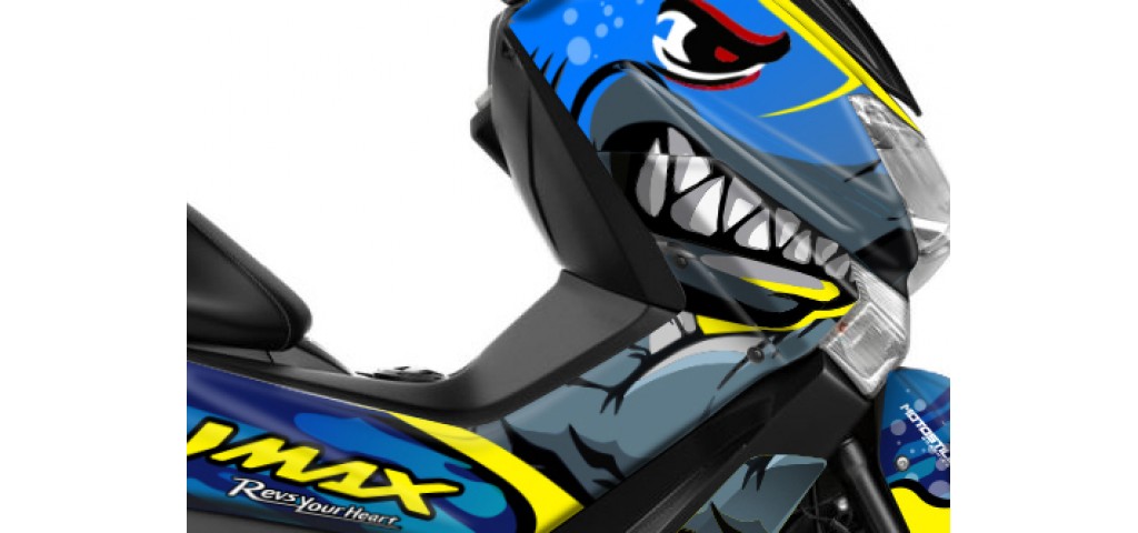 YAMAHA N-MAX GRAPHIC SET - DECAL KIT