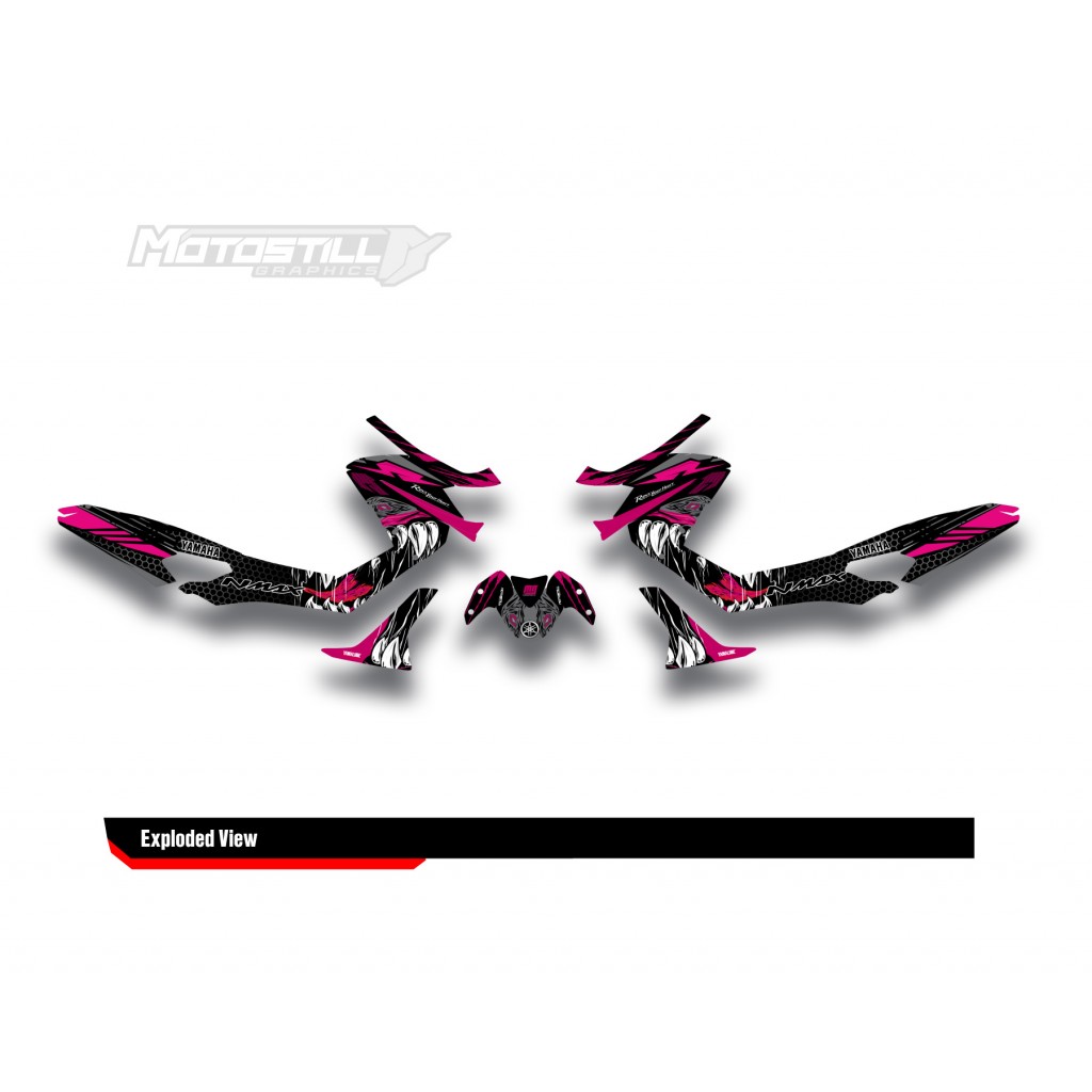 YAMAHA NMAX GRAPHIC STICKER SET - DECAL KIT