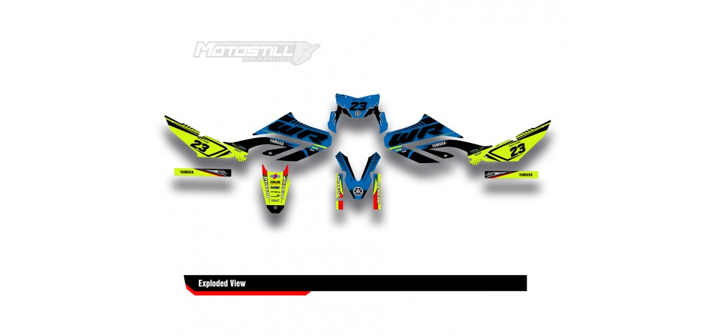 YAMAHA WR125 R-X GRAPHIC STICKER SET DECAL KIT