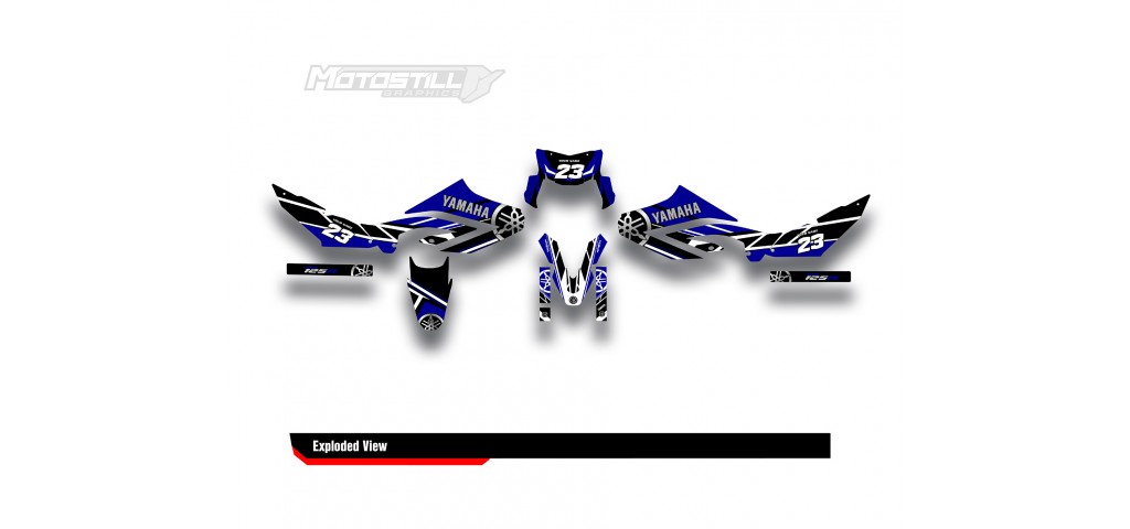 YAMAHA WR125 R-X GRAPHIC STICKER SET DECAL KIT
